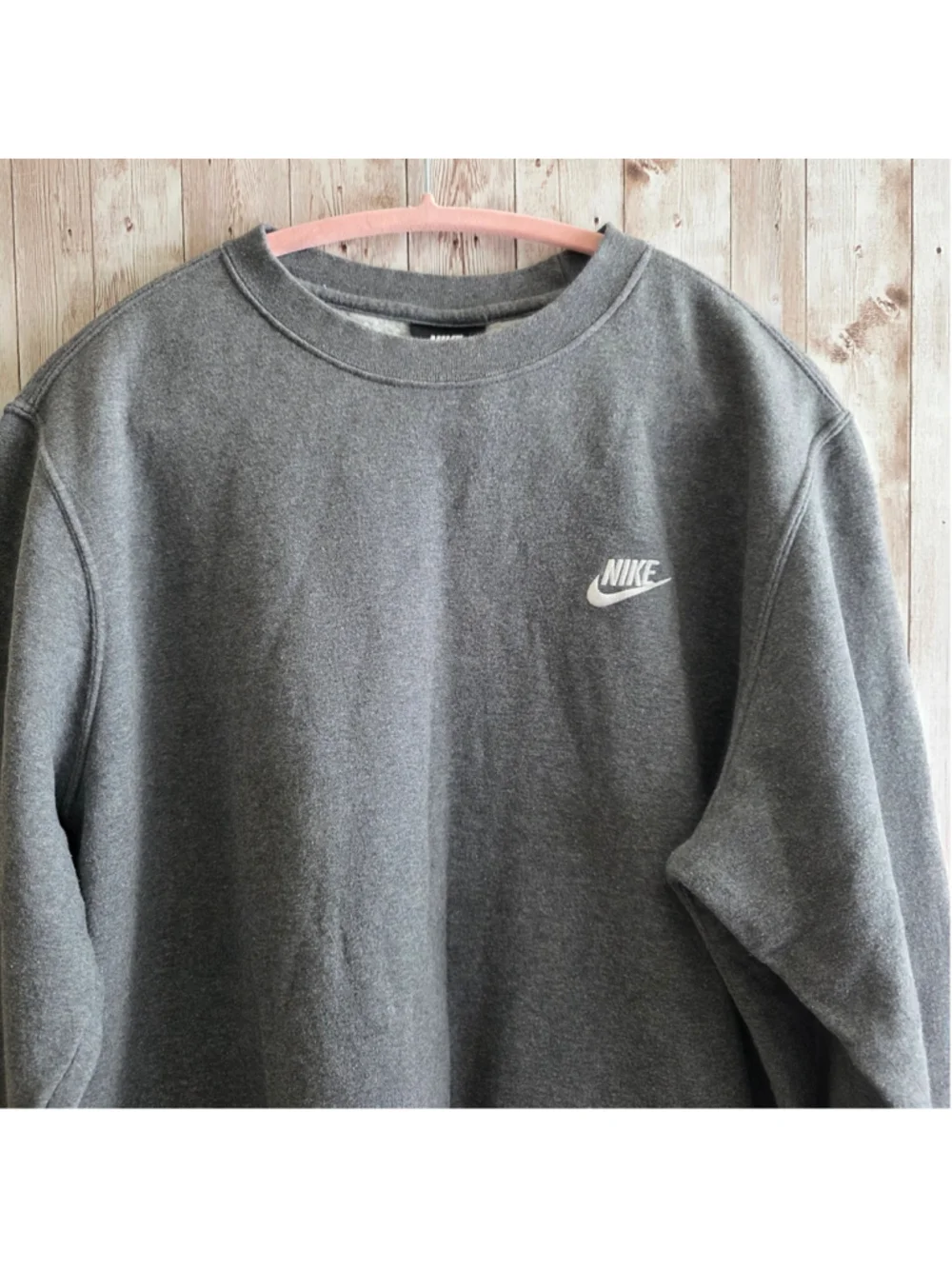 Men's Nike Crewneck Sweatshirt Grey Size L